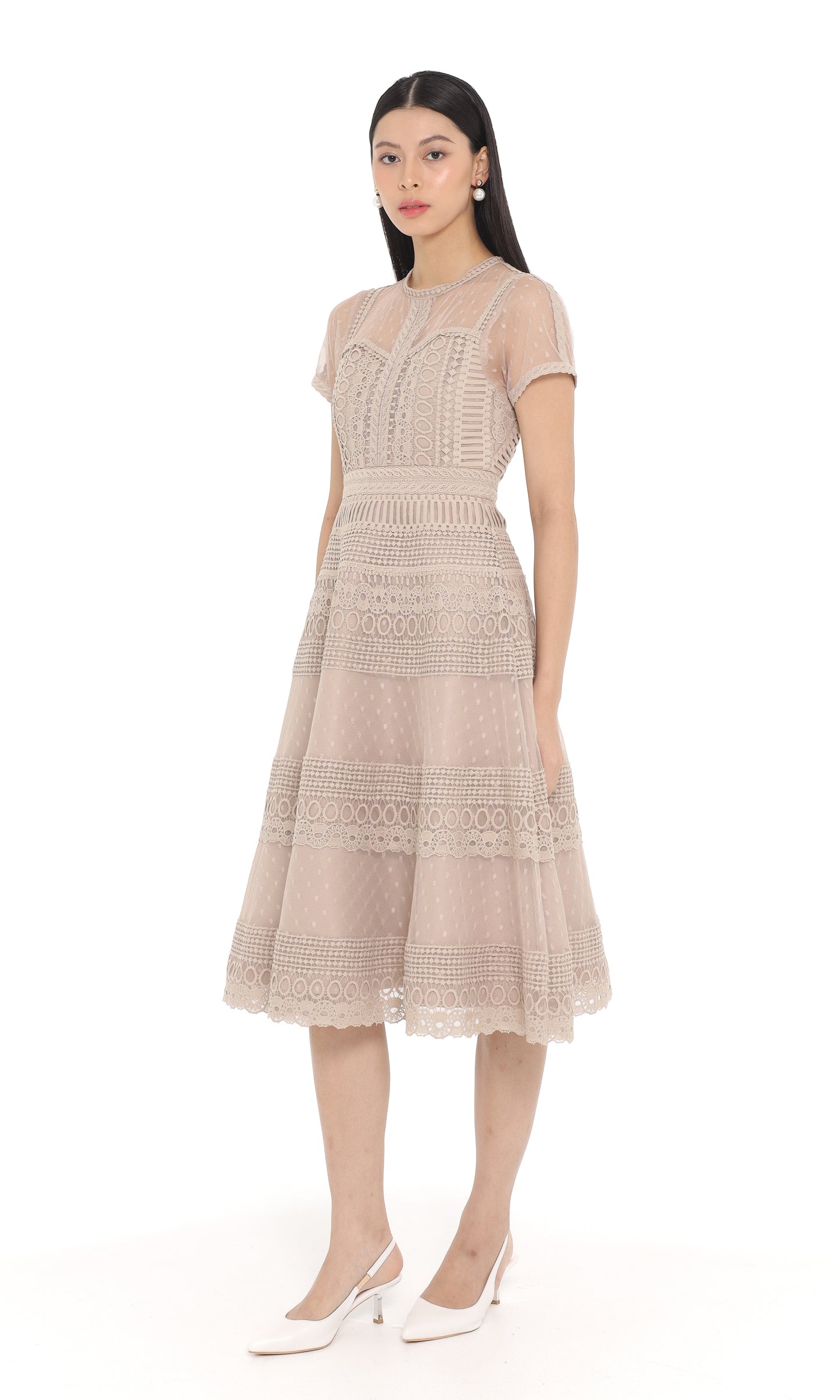 Noola Dress in Brown