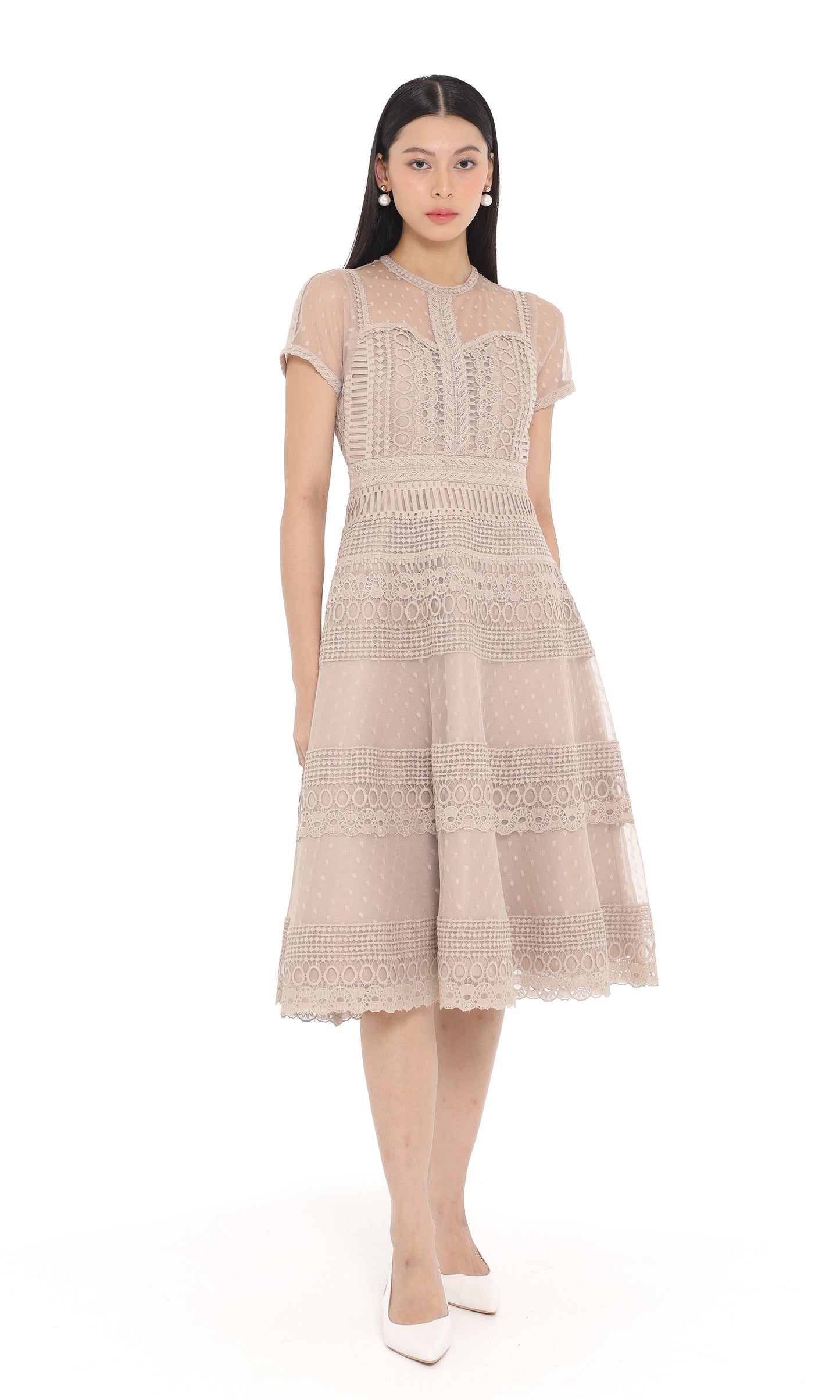 Noola Dress in Brown