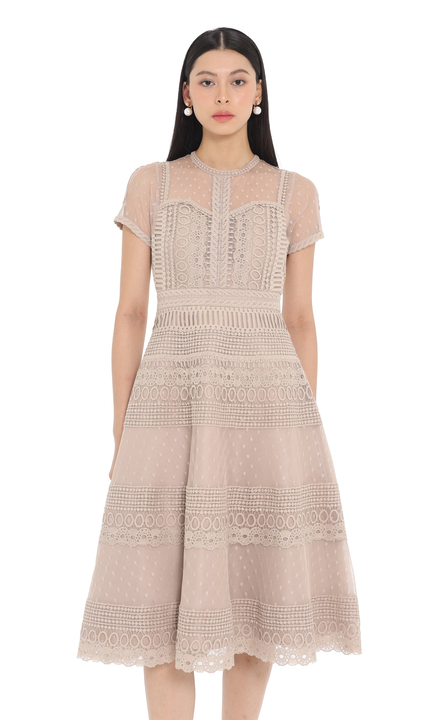 Noola Dress in Brown