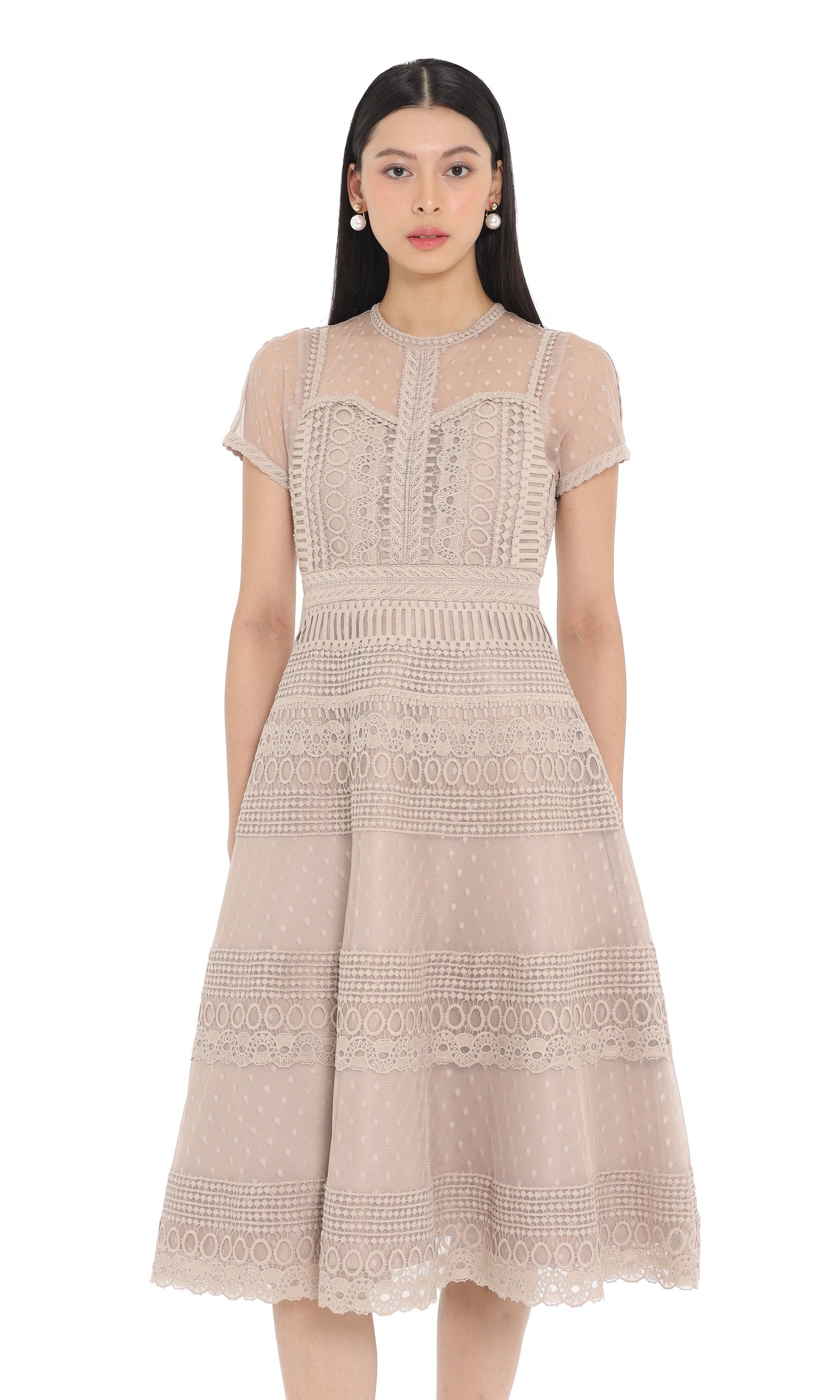 Noola Dress in Brown