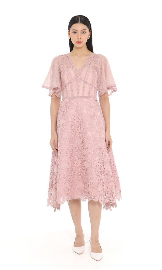 Carmelyn Dress in Pink