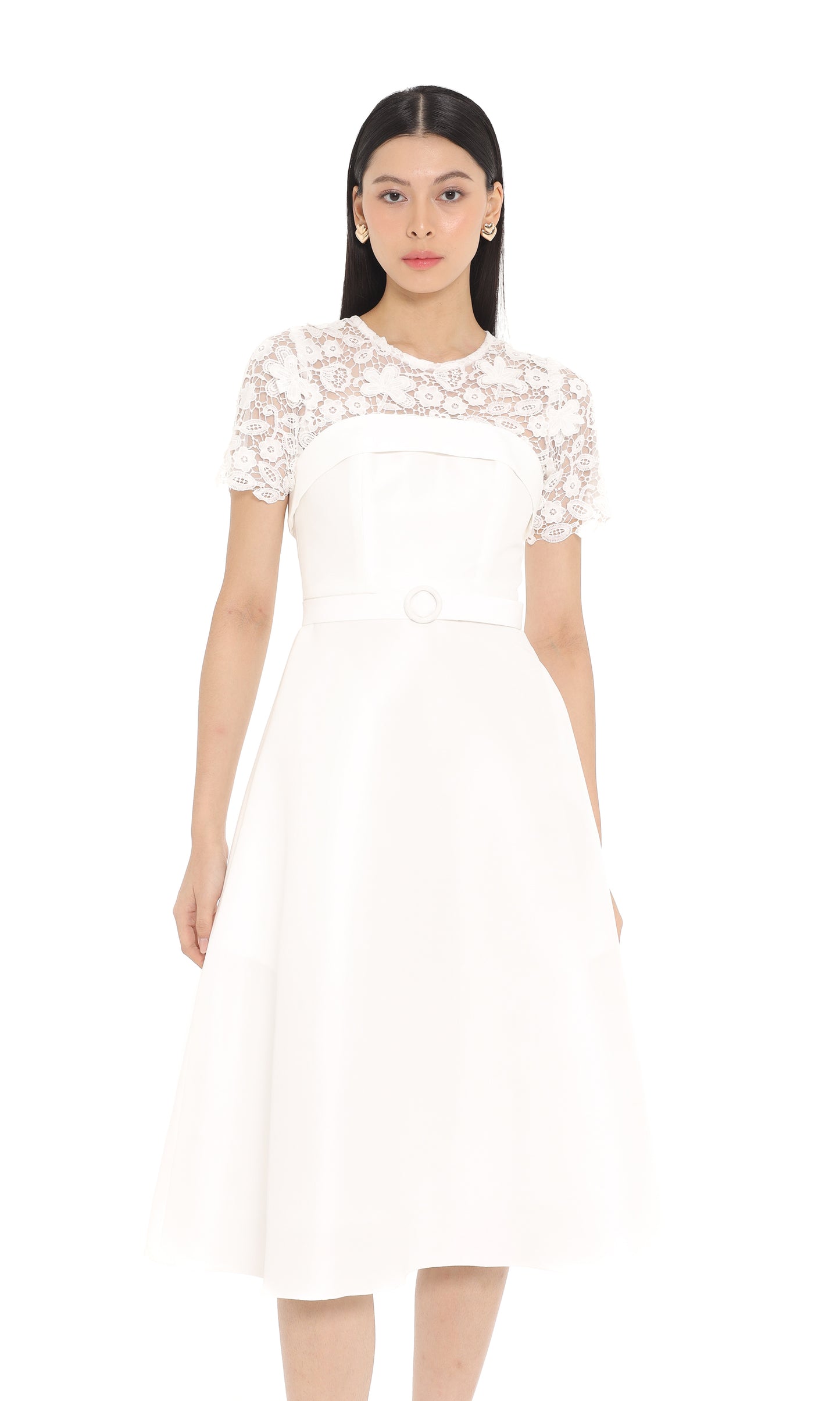 Olla Dress in White