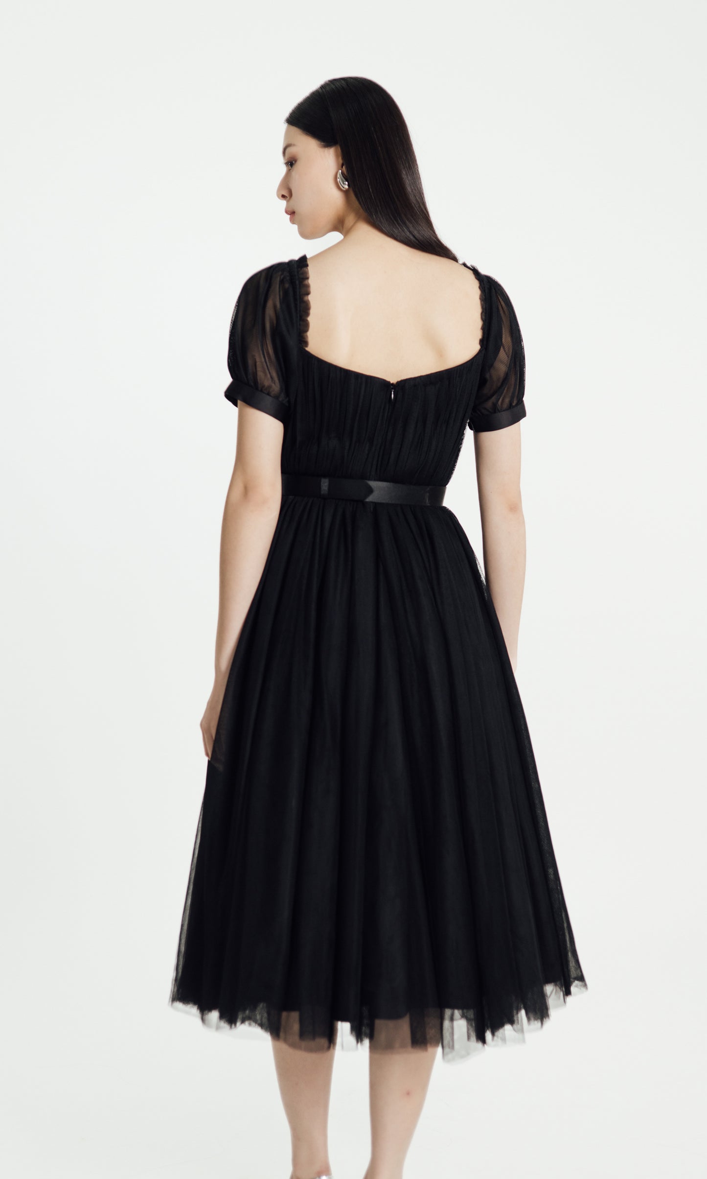 Flora Dress in Black