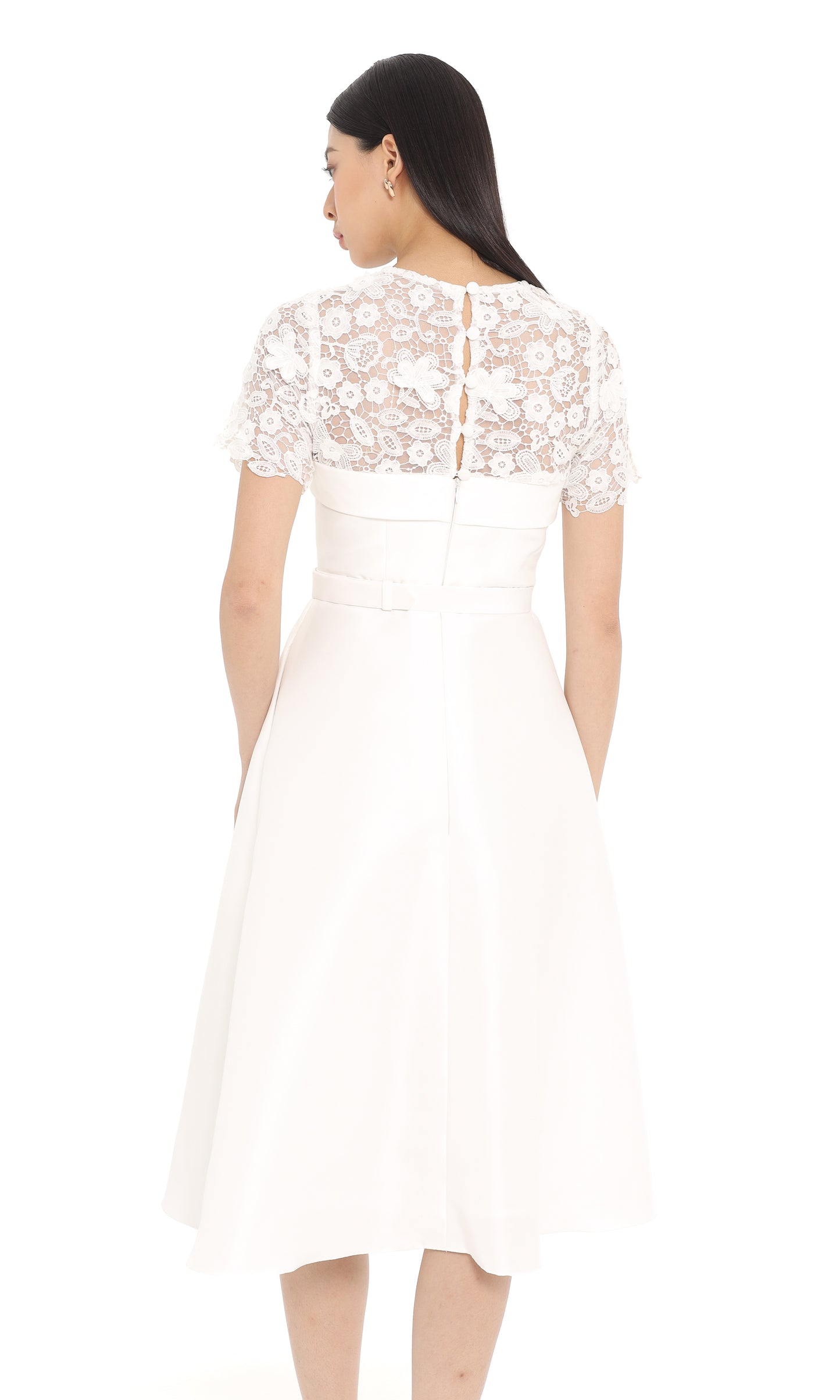 Olla Dress in White