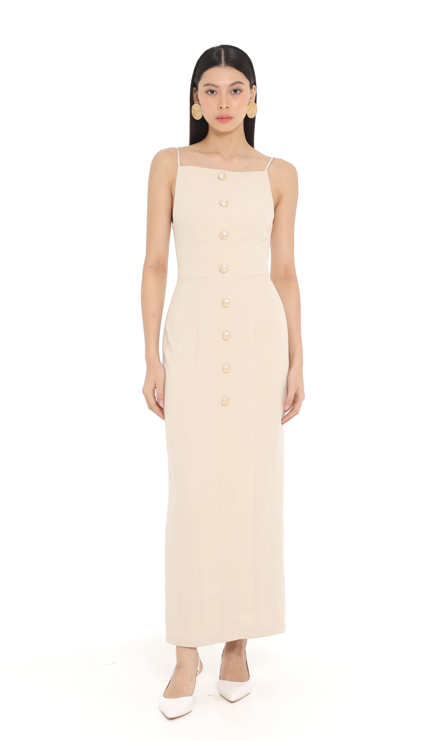 Emaline Dress in Oat