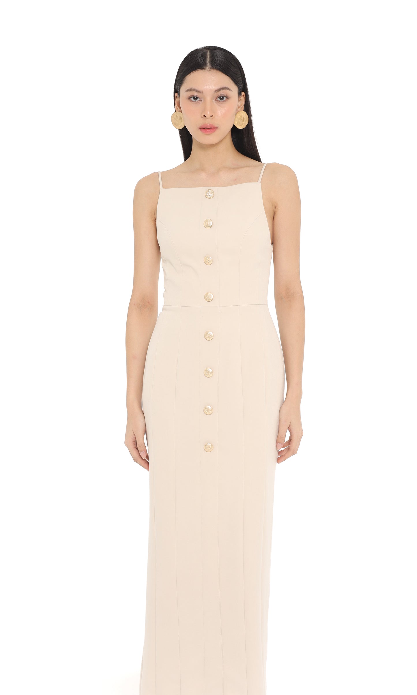 Emaline Dress in Oat