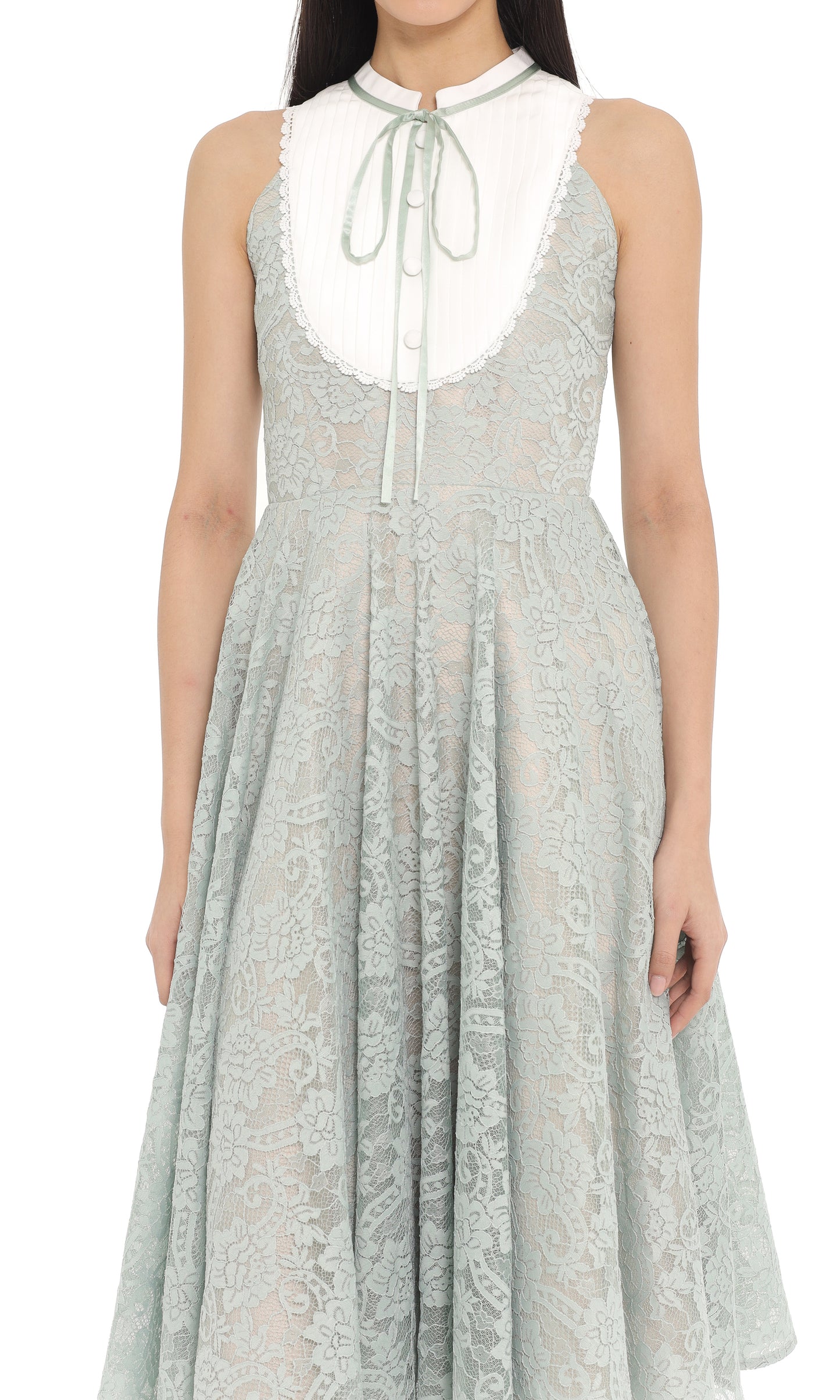 Clary Dress in Sage Green