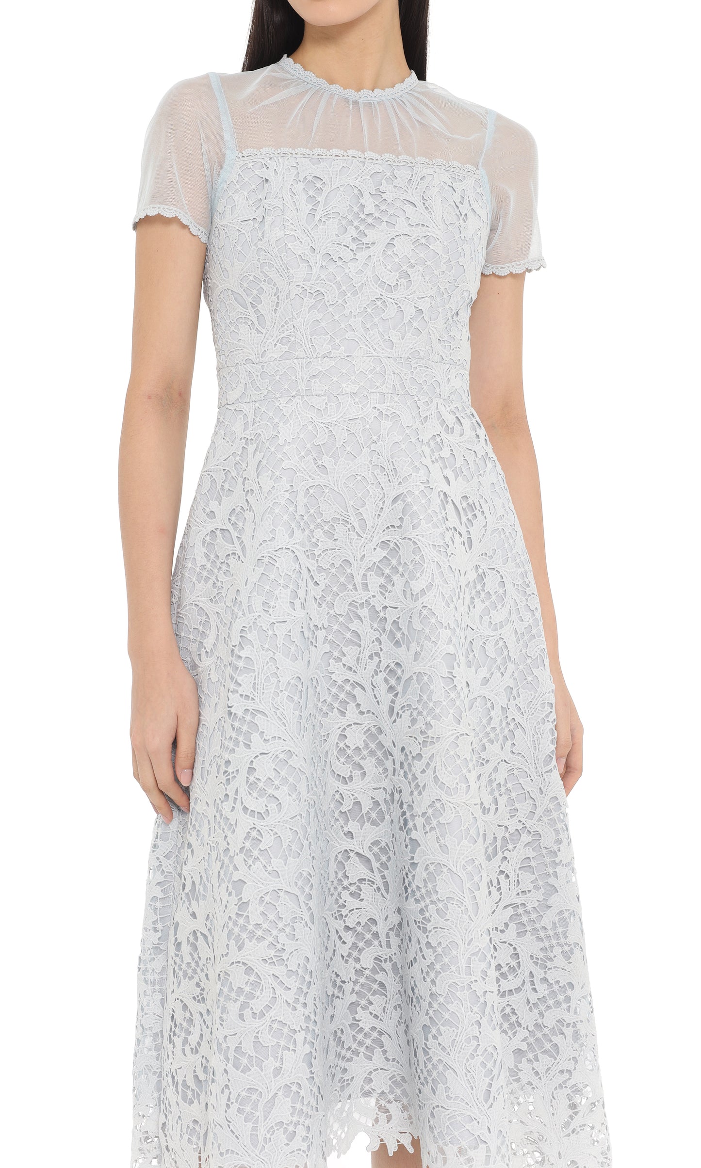 Navin Dress in Ash Blue