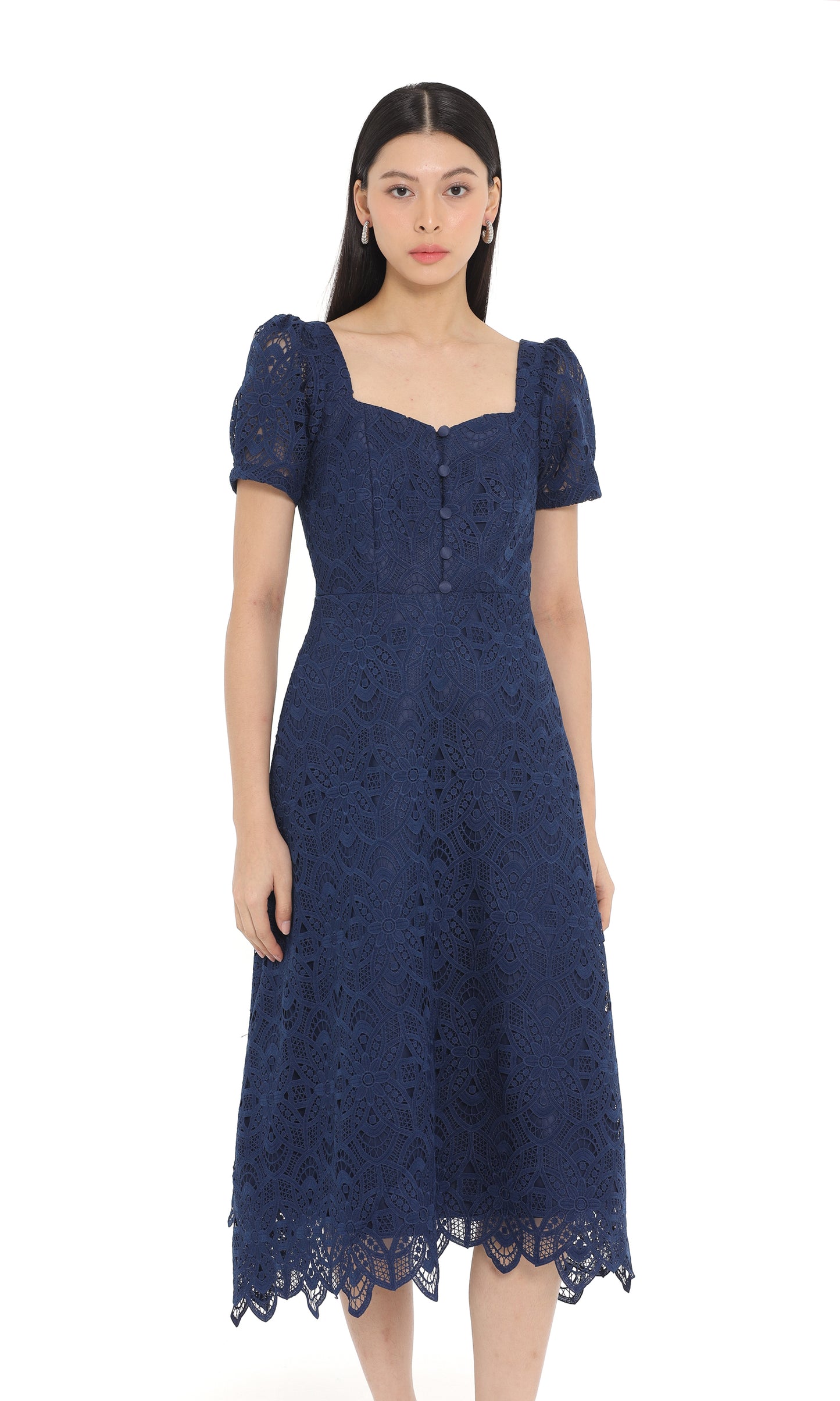 Olin Dress in Navy