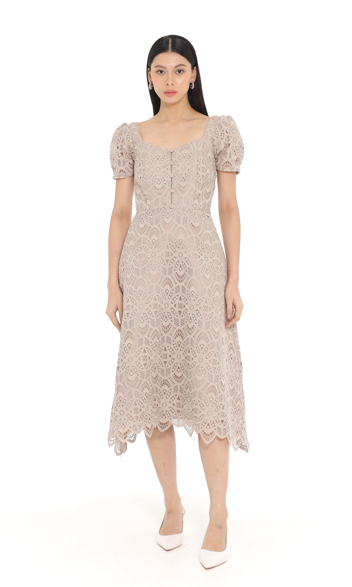 Olin Dress in Brown