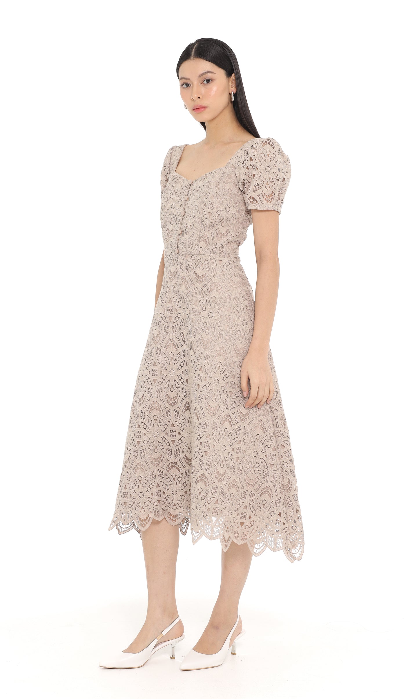 Olin Dress in Brown