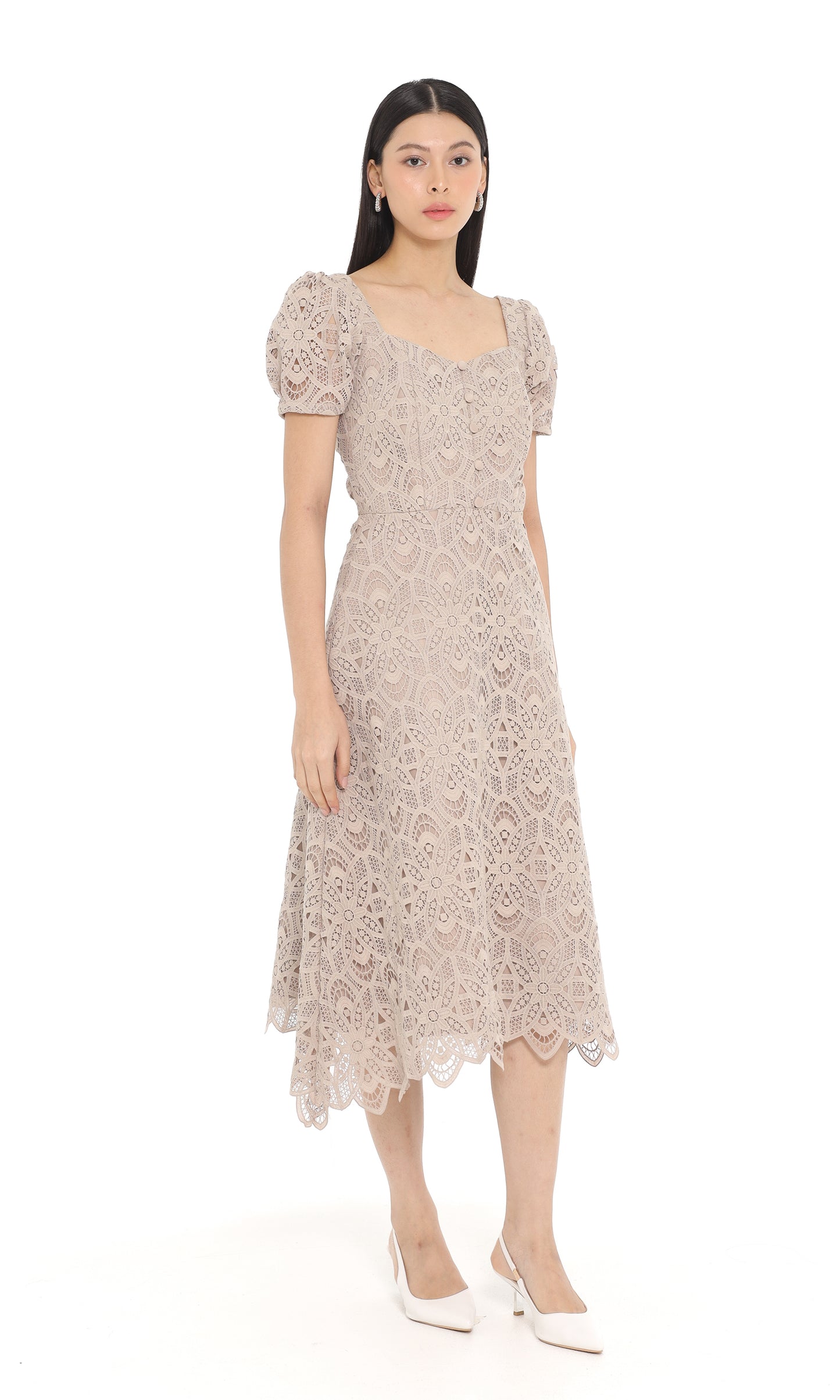 Olin Dress in Brown