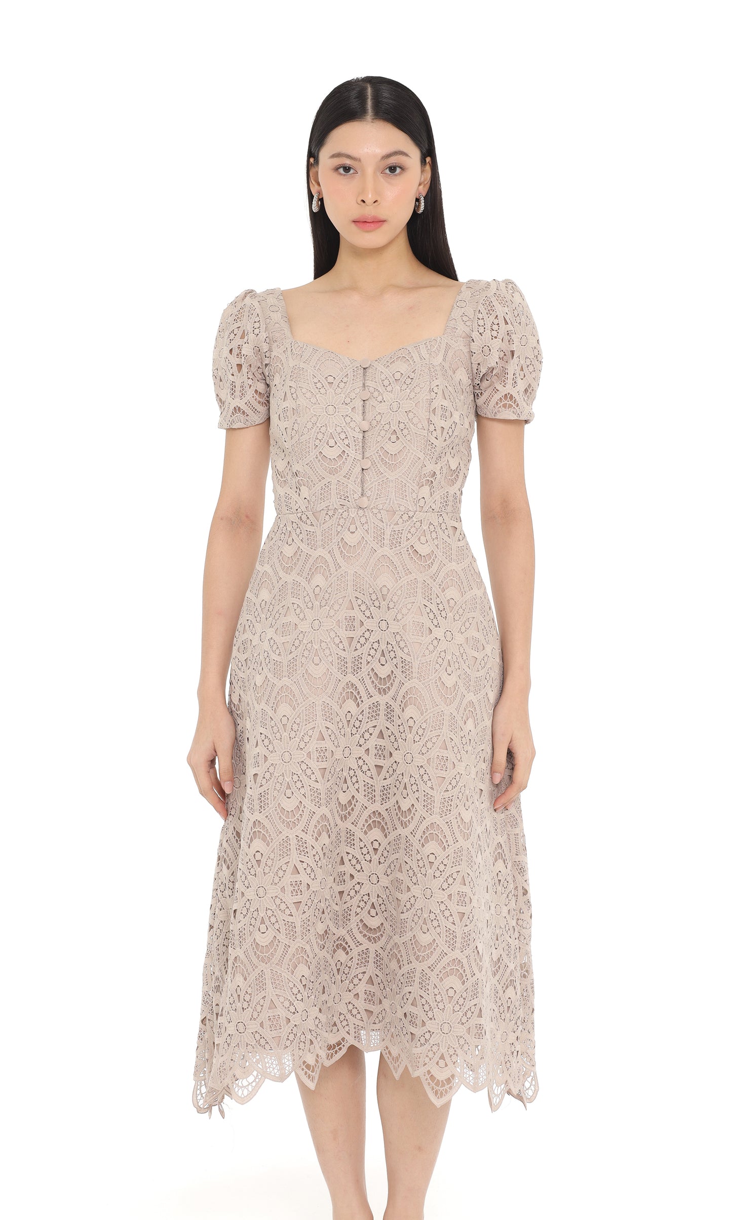 Olin Dress in Brown