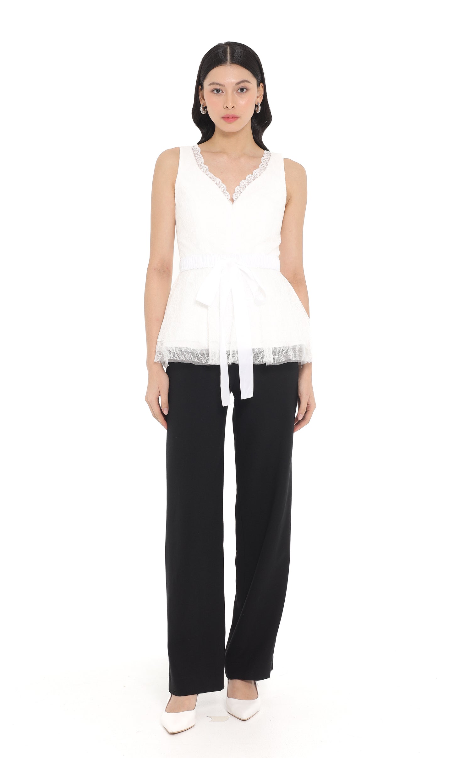 Alma Top in White