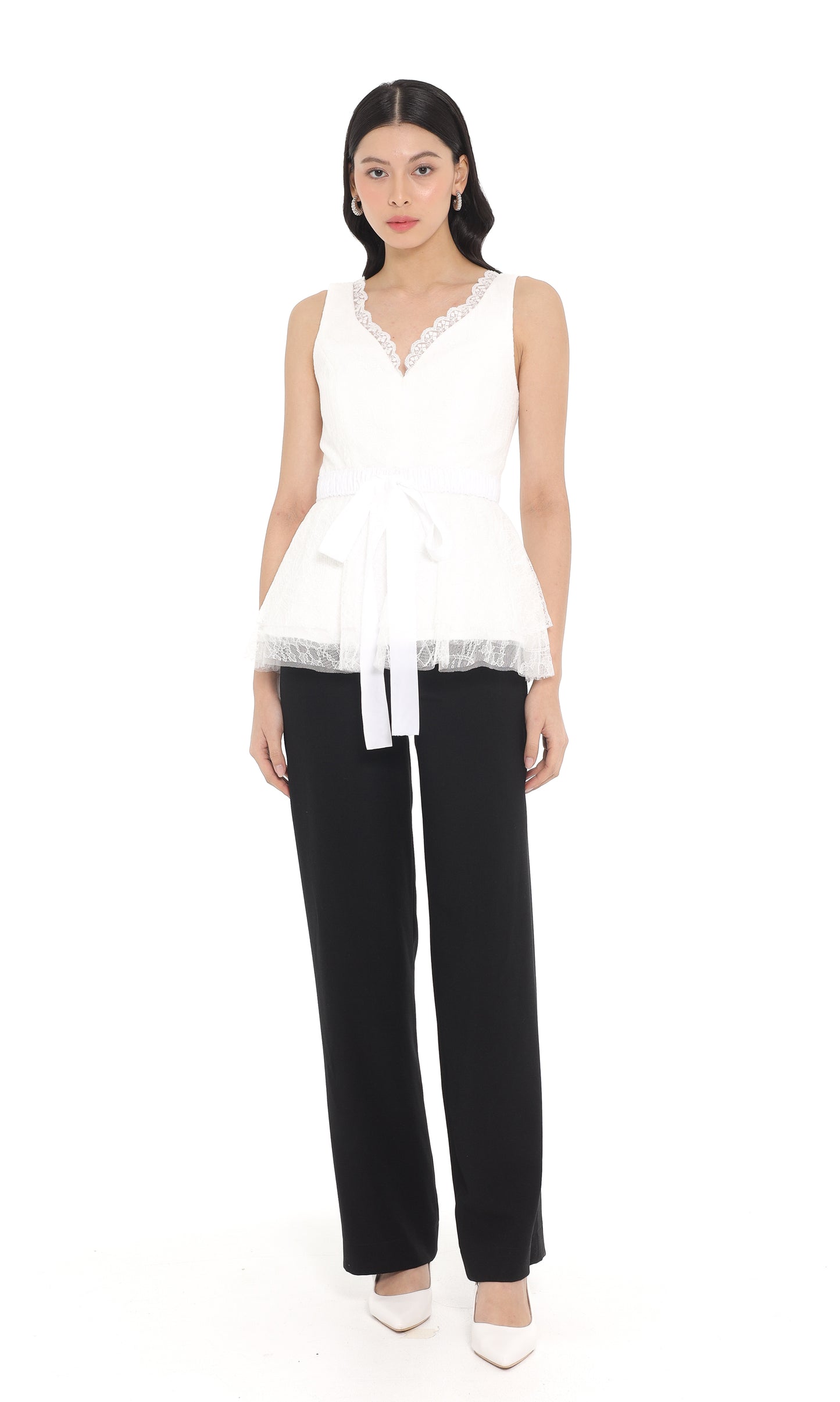 Alma Top in White