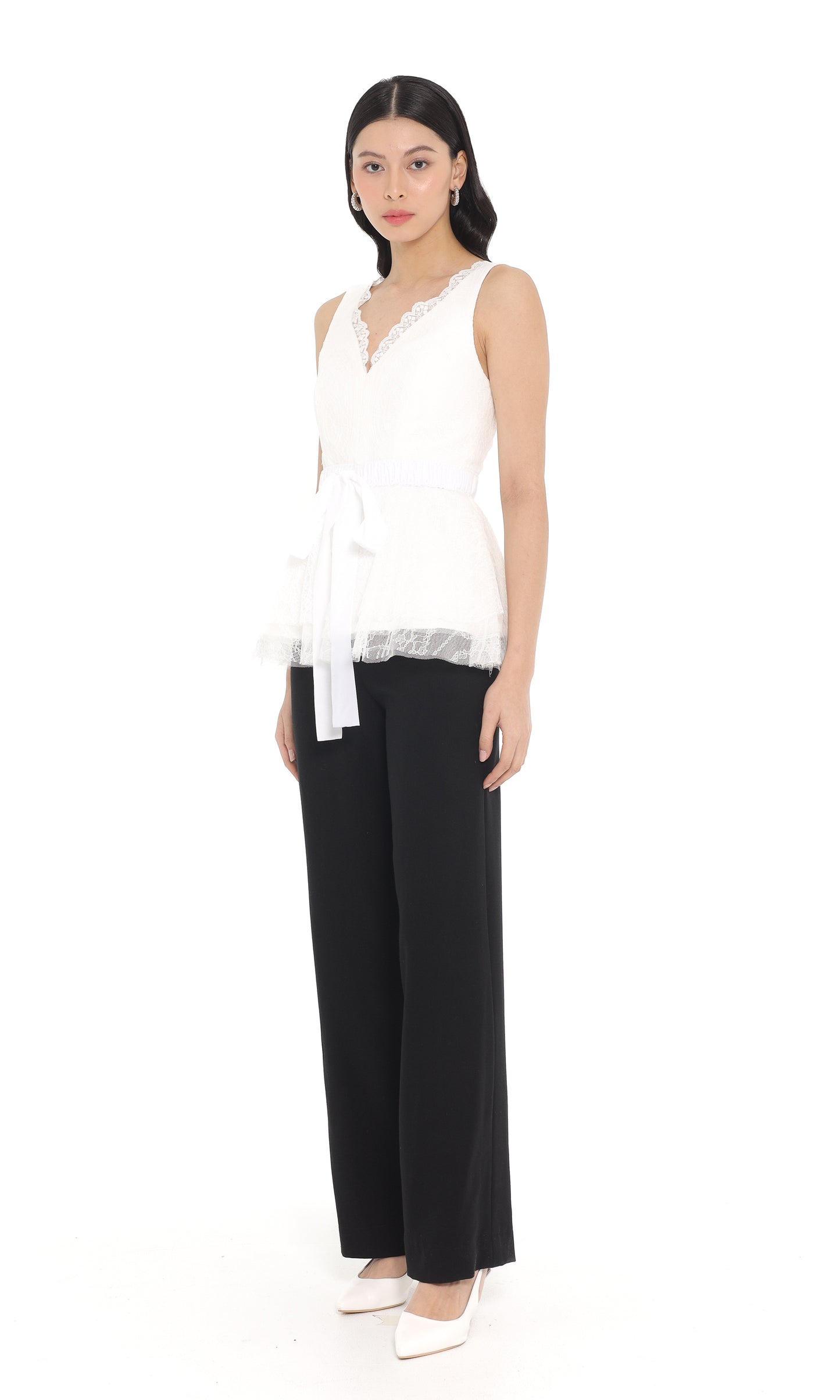 Alma Top in White