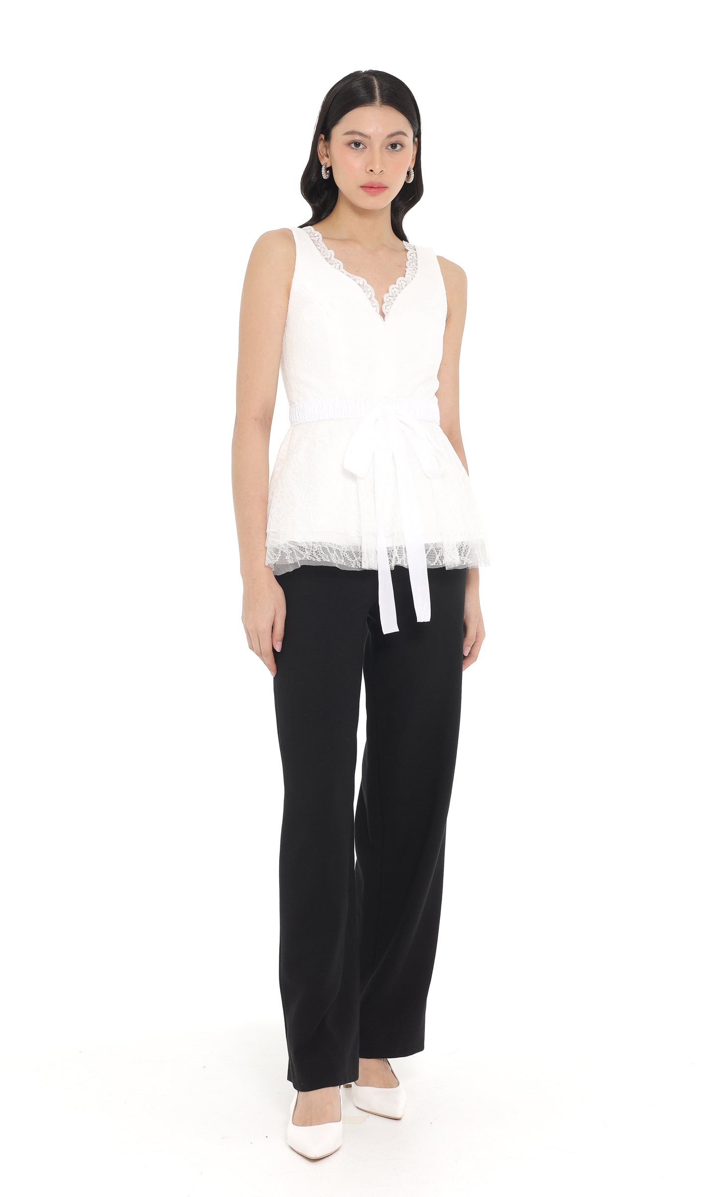 Alma Top in White
