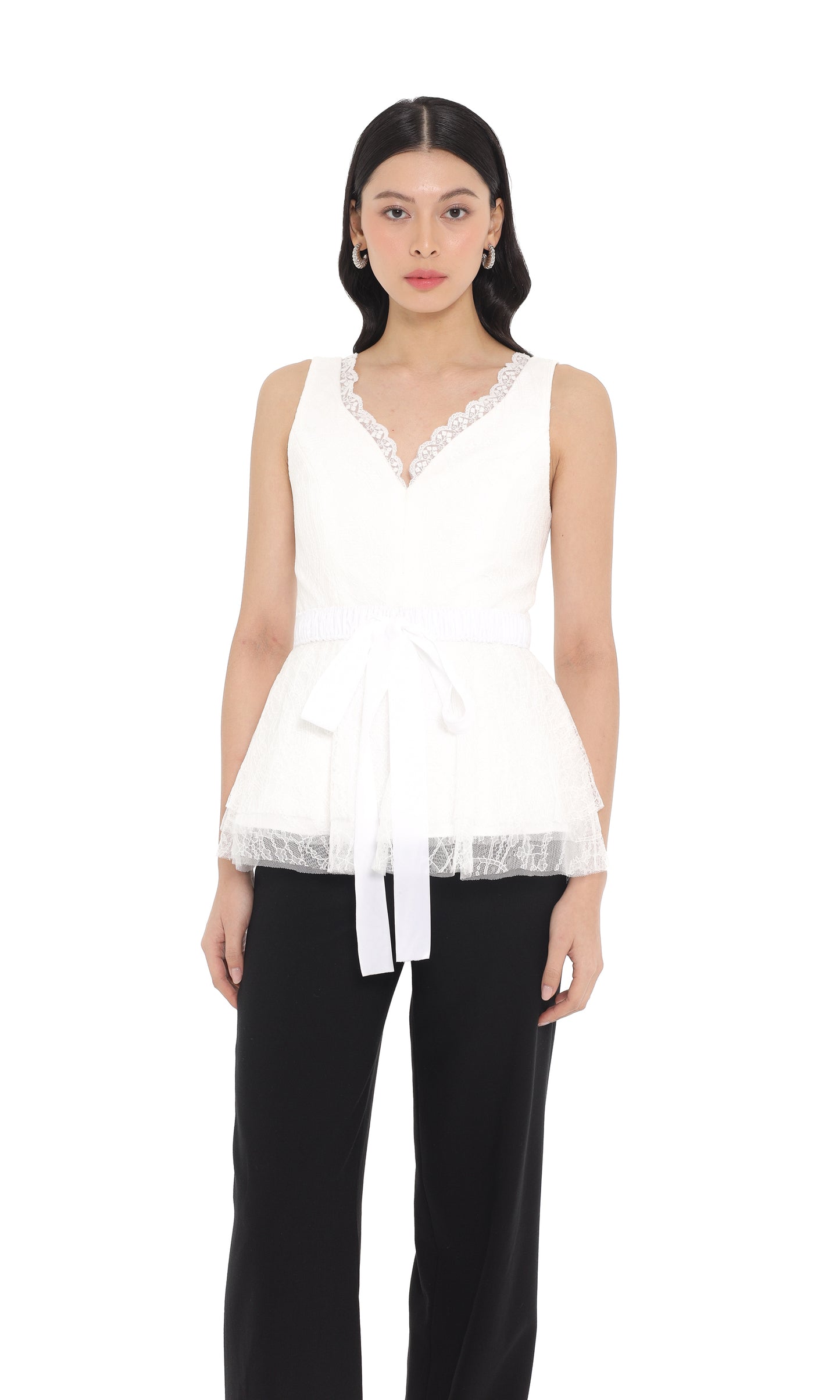 Alma Top in White