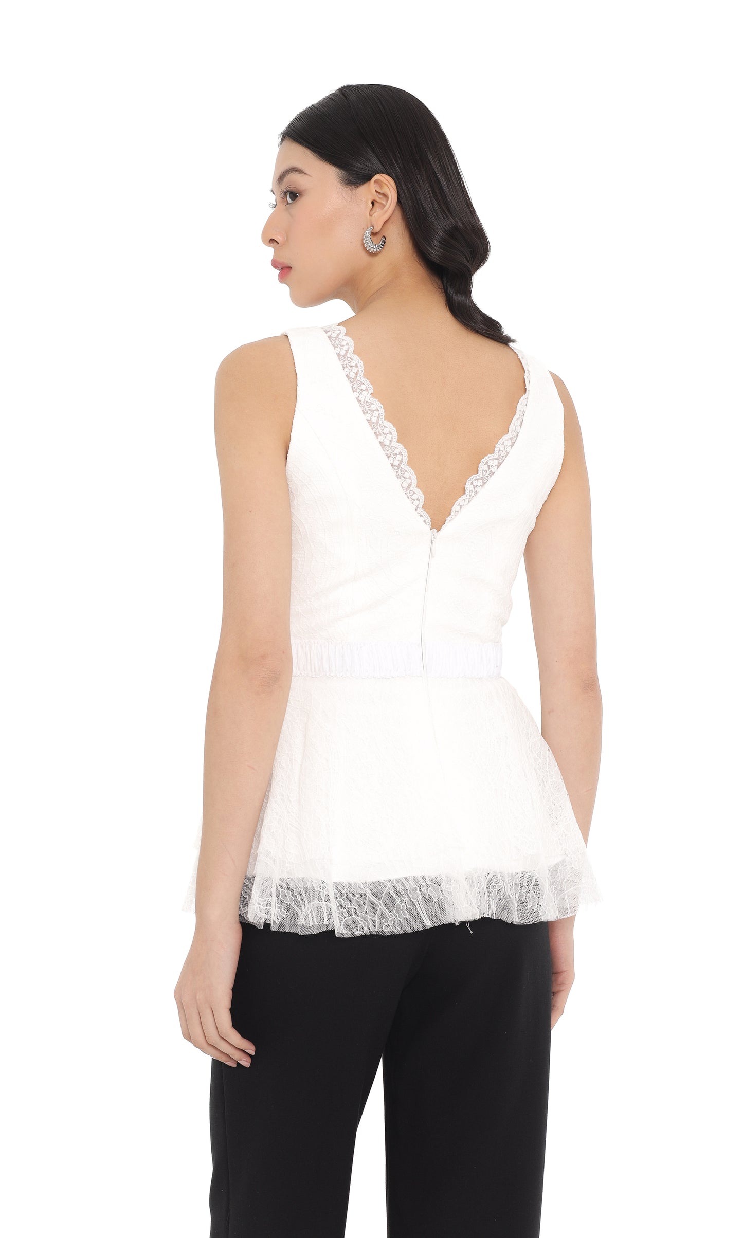 Alma Top in White