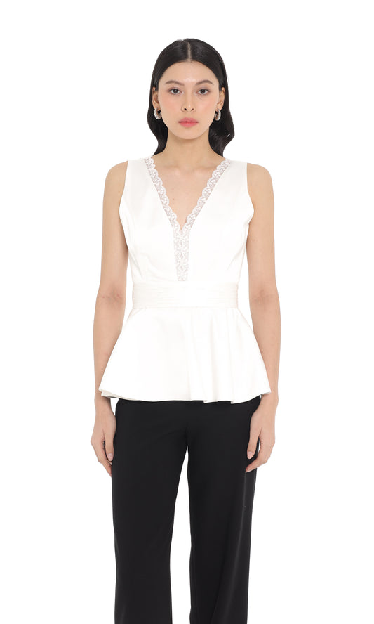 Cressida Top in White