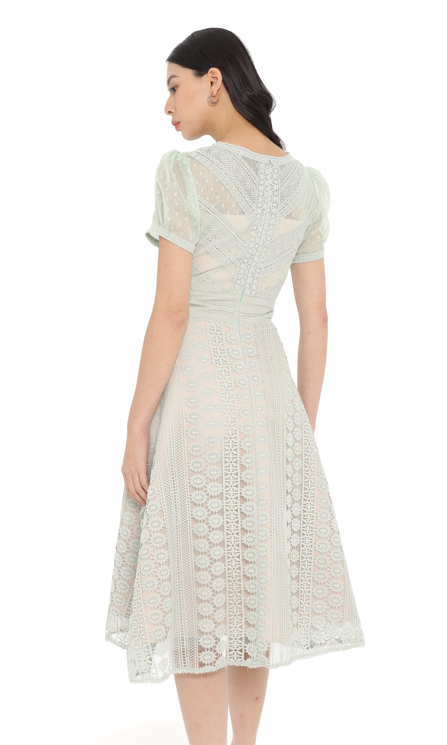 Solene Dress in Mint