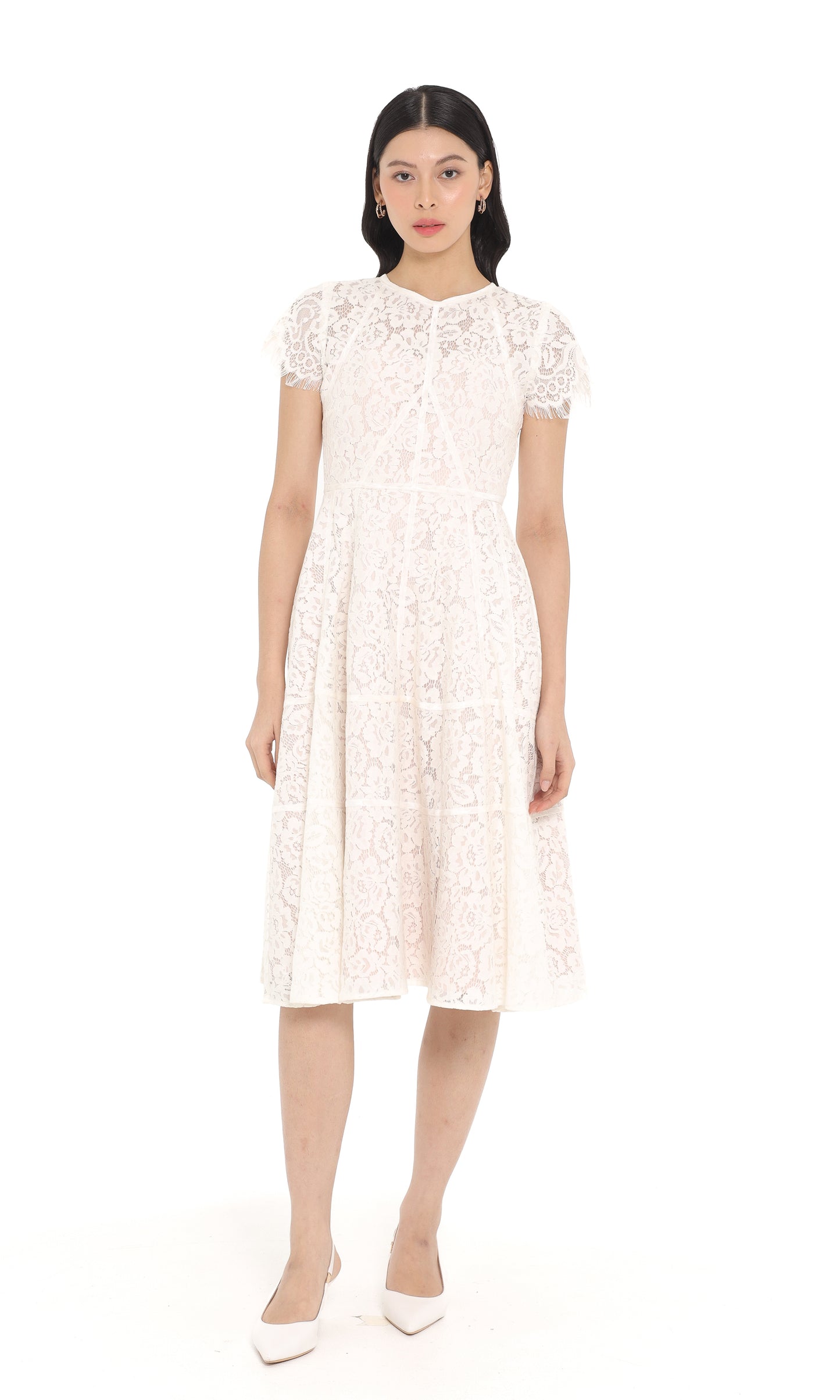 Liora Dress in White