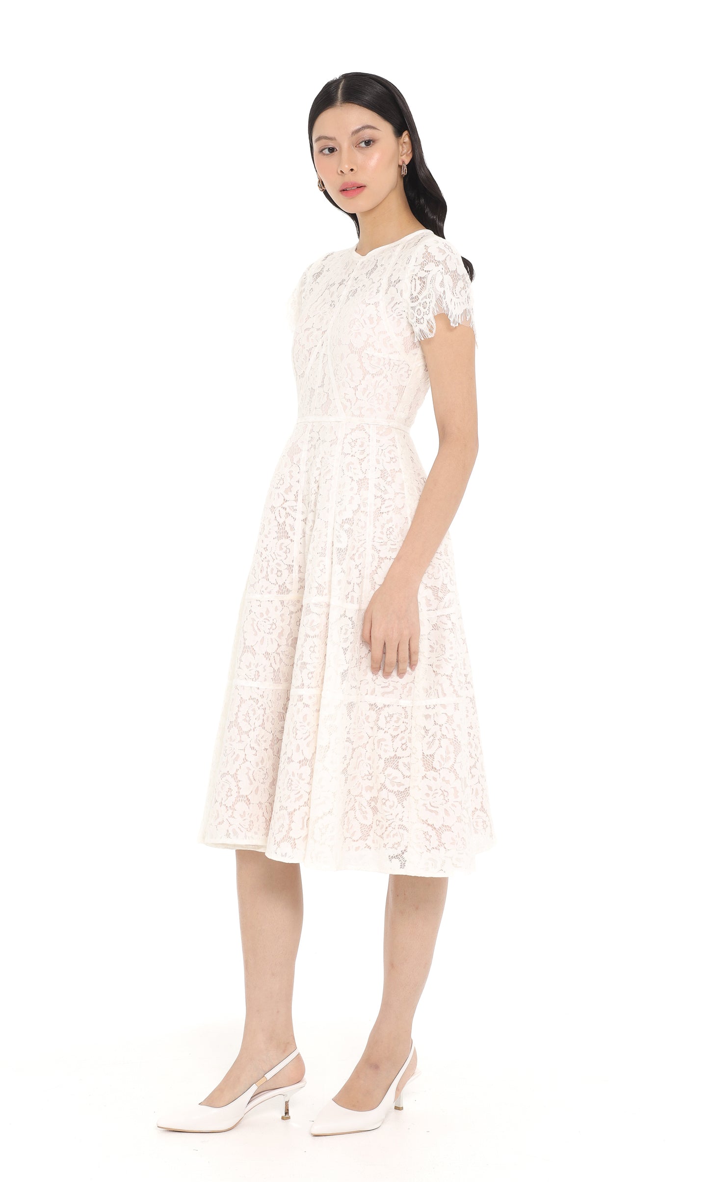 Liora Dress in White