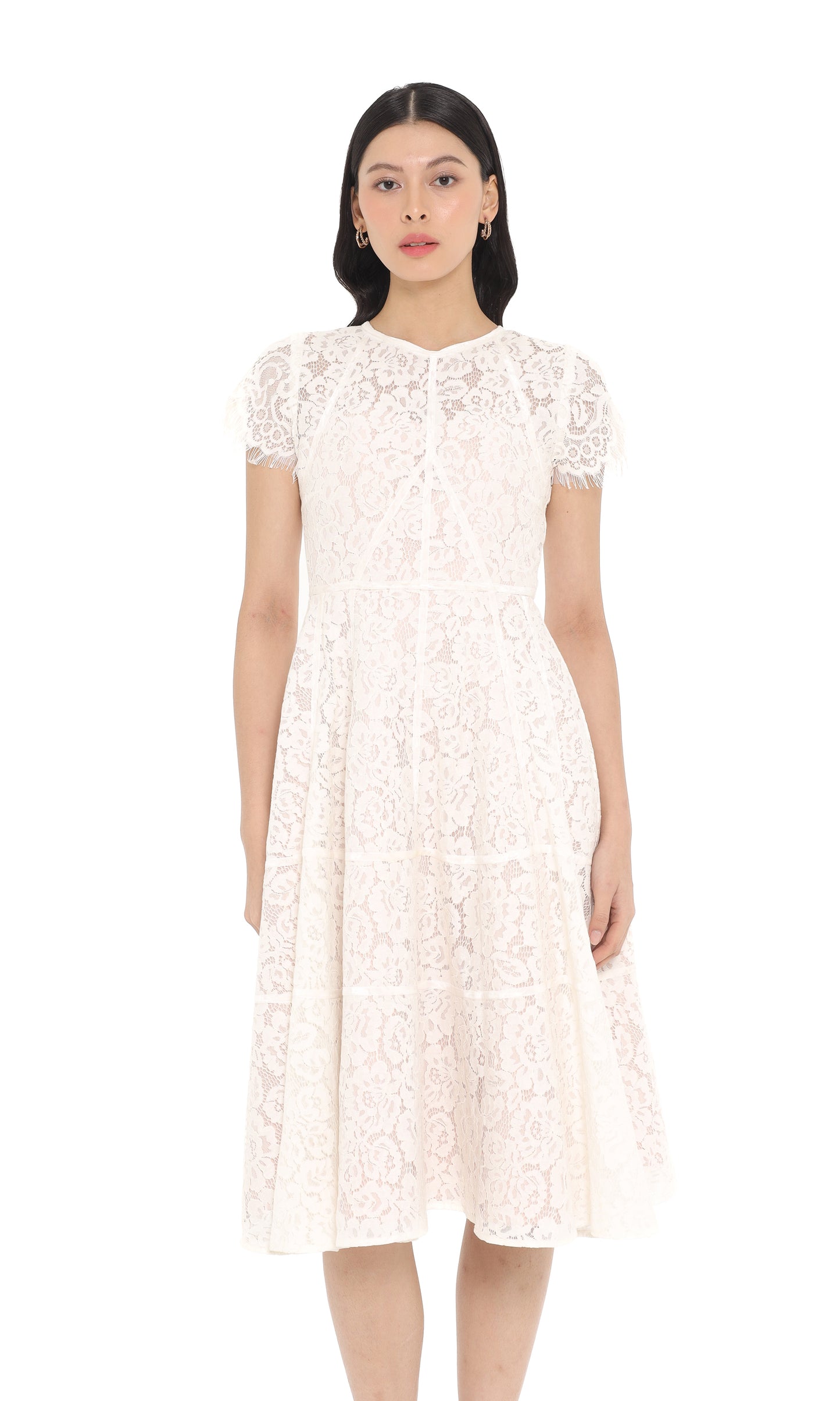 Liora Dress in White