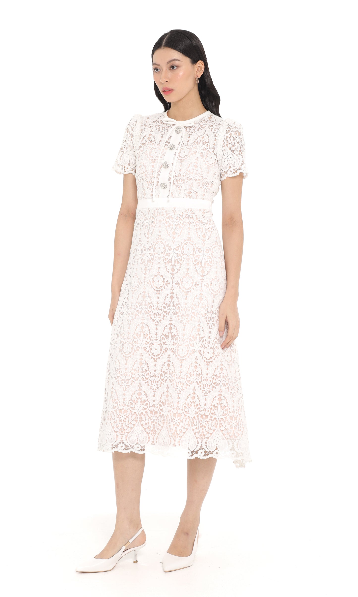Thalasa Dress in White