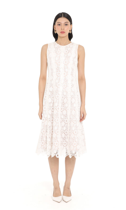 Morrie Dress in White