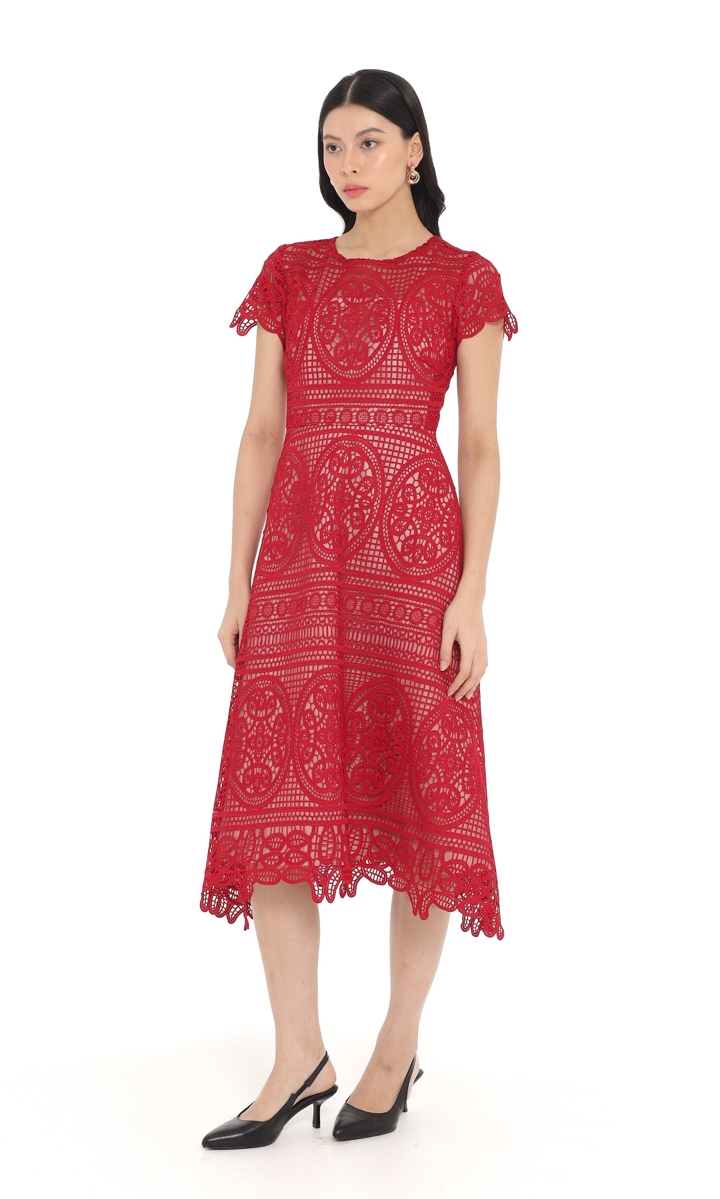 Khaite Dress in Maroon
