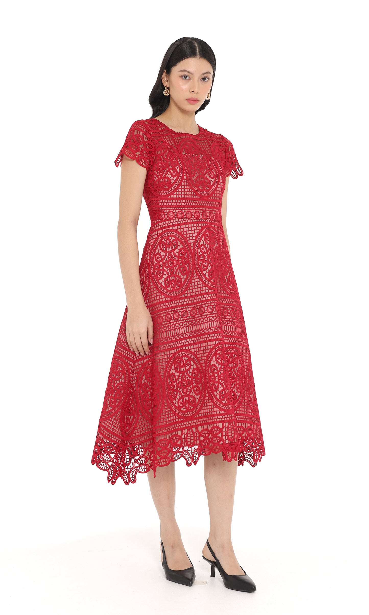 Khaite Dress in Maroon