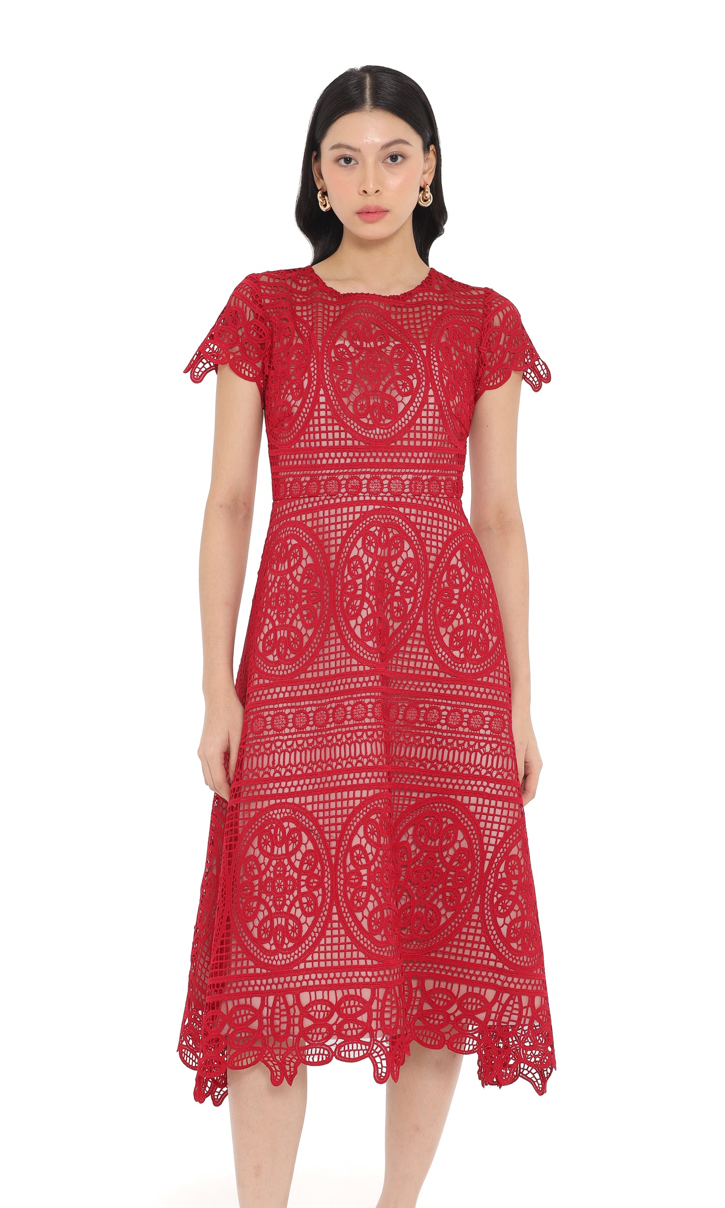 Khaite Dress in Maroon