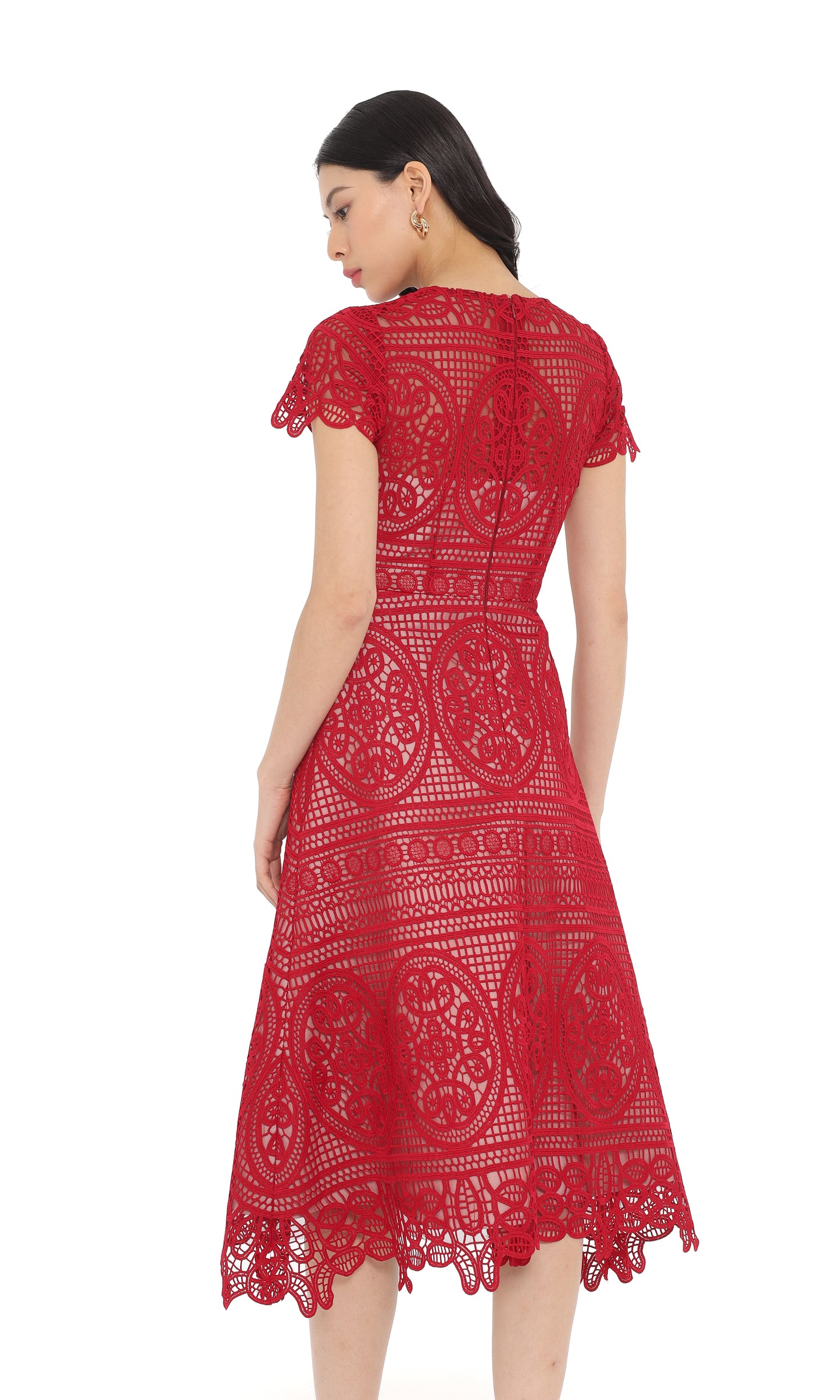 Khaite Dress in Maroon
