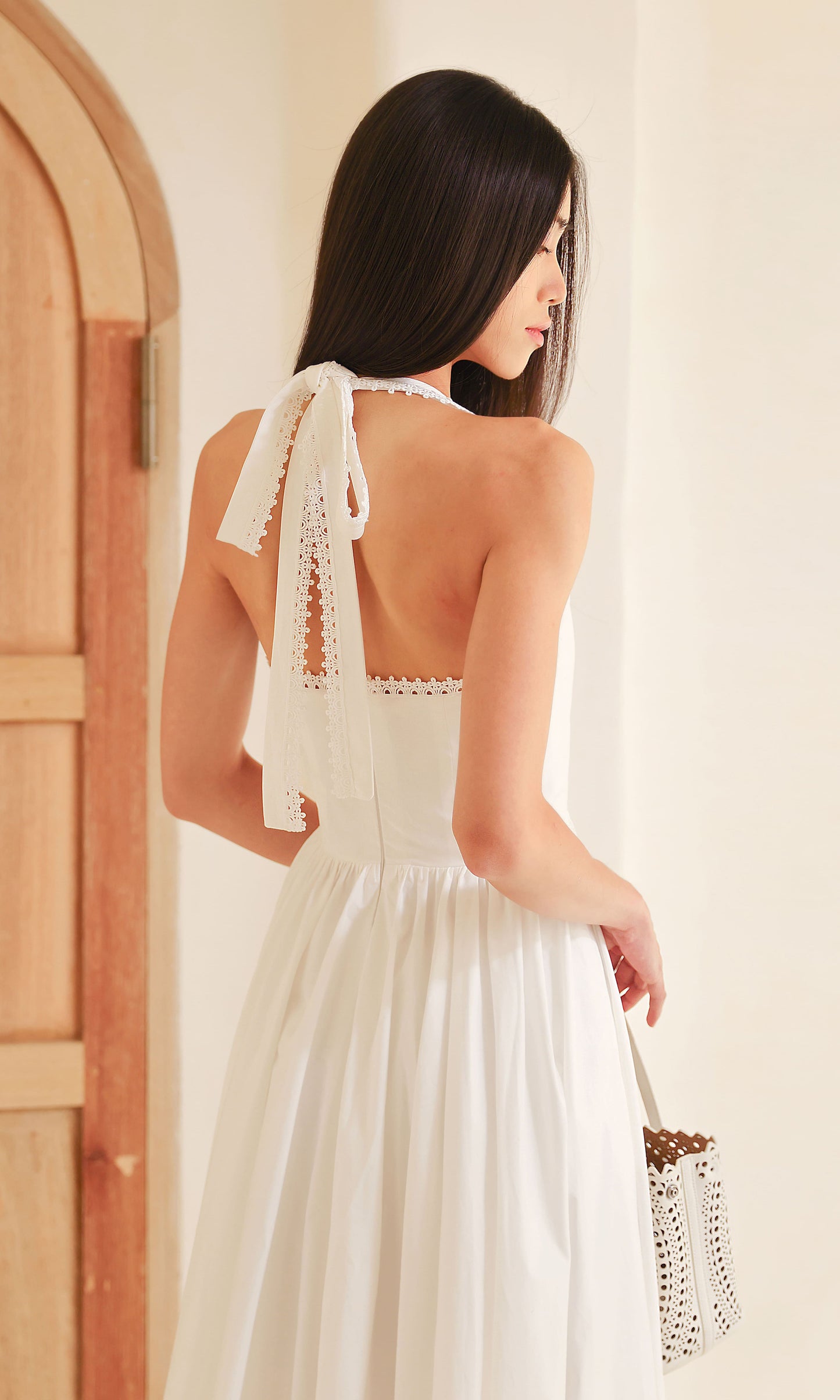Alani Dress in White