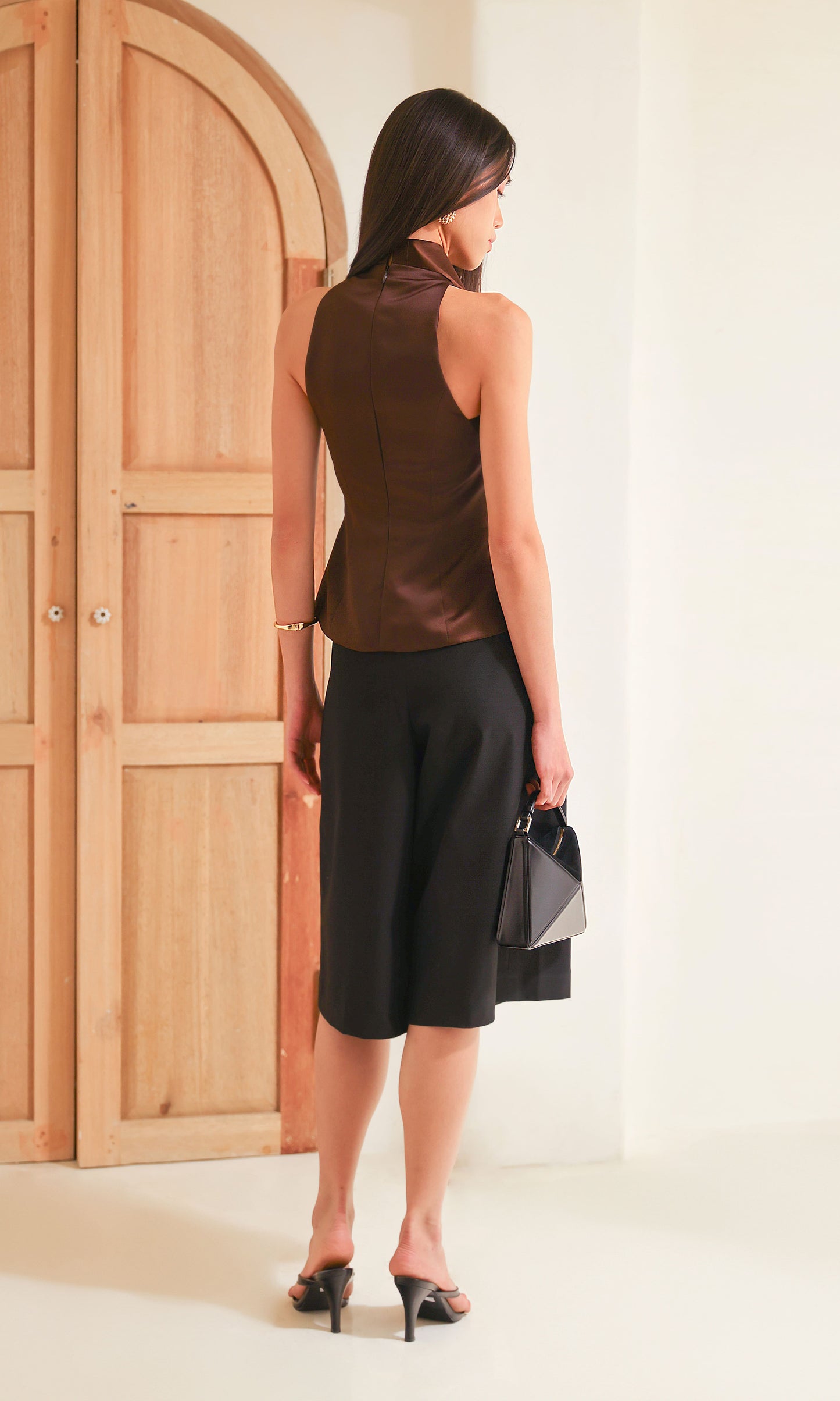 Azure Top in Espresso