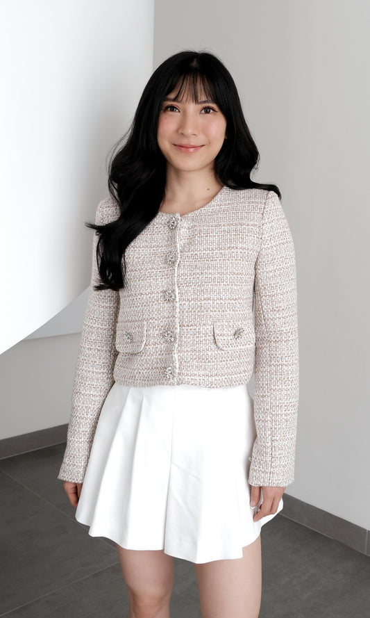 Basque Top in Oat