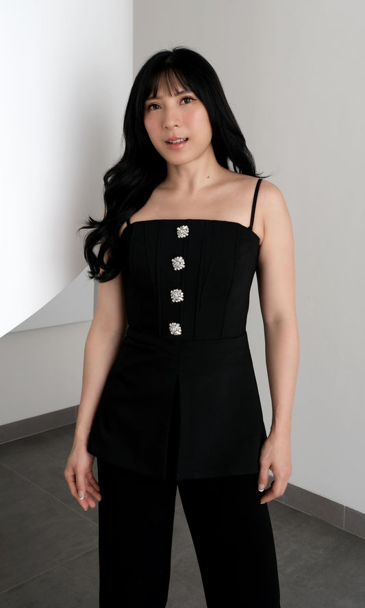 Baguette Top in Black