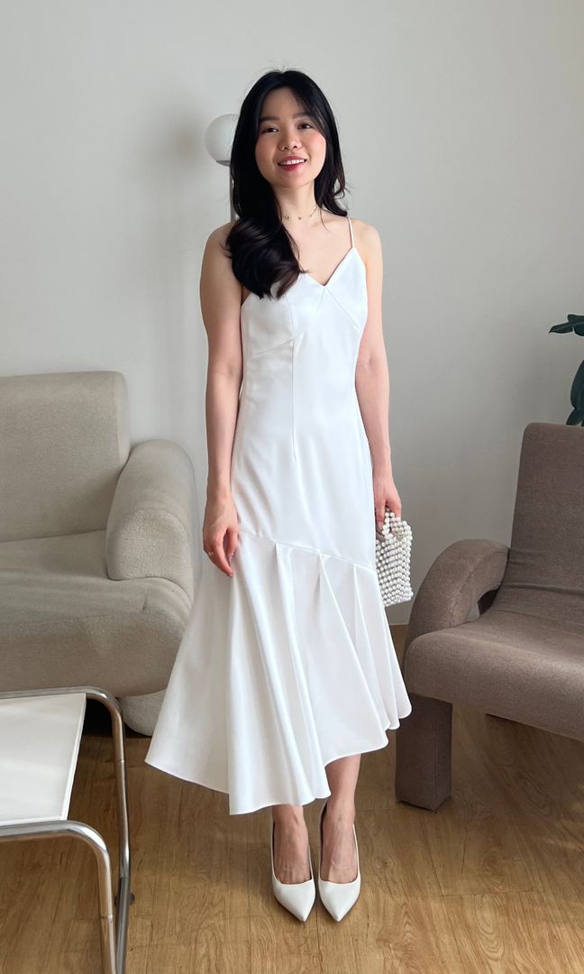 La Lune Dress in White