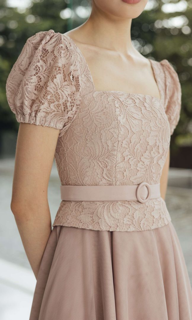 Cerelia Dress in Pink Nude