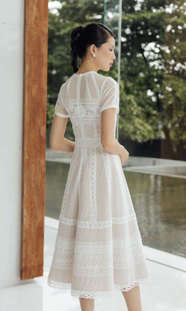 Neith Dress in White