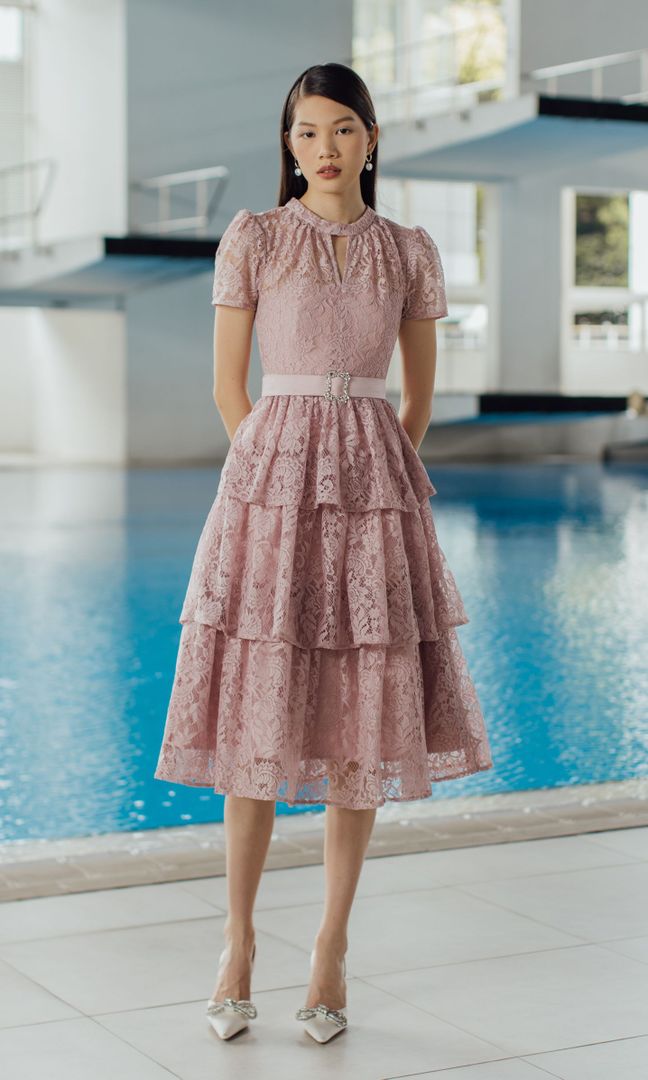 Devyn Dress in Pink