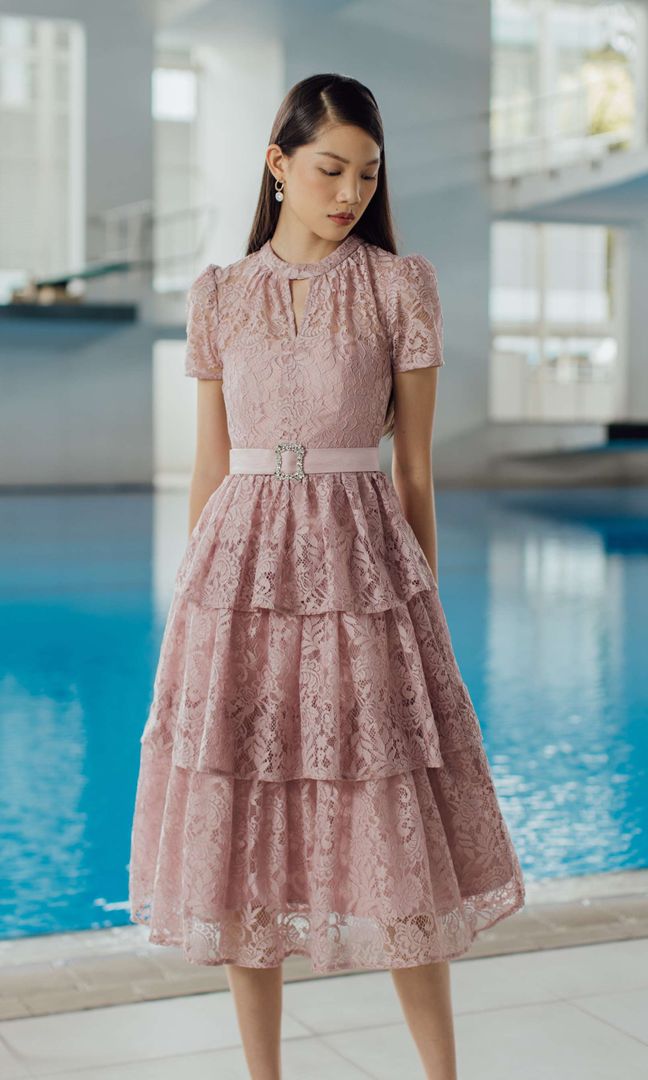 Devyn Dress in Pink