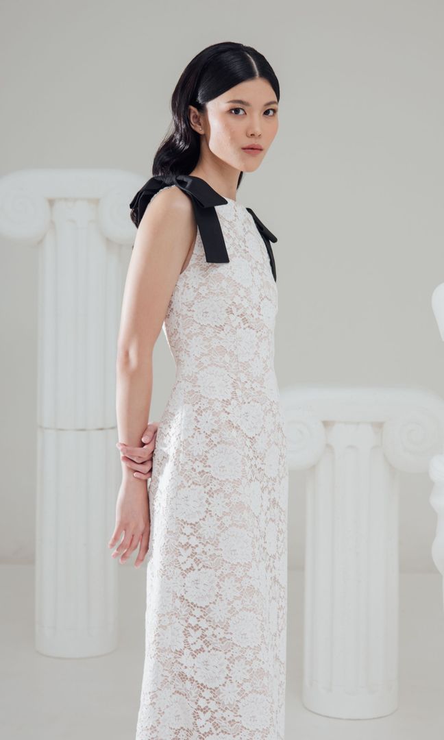 Maple Dress in White