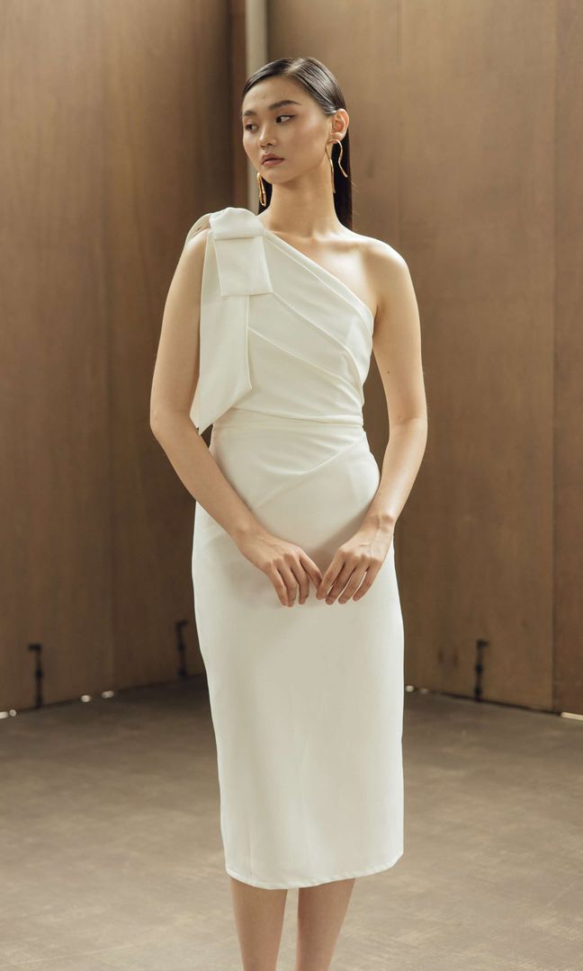 Escalet Dress in White