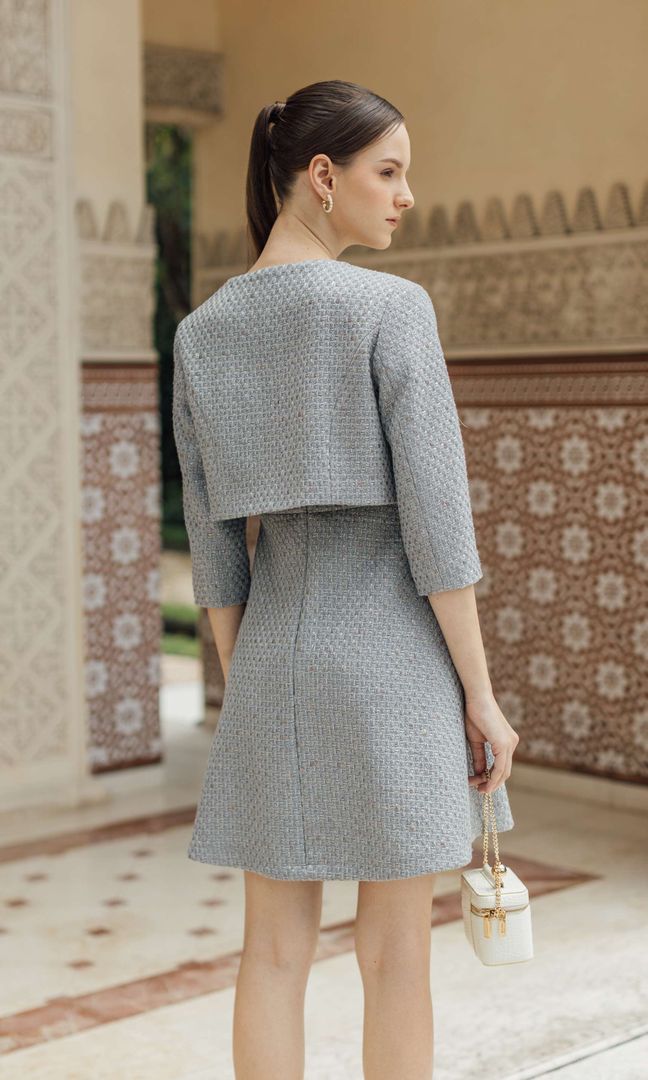 [READY STOCK] Ainsley Dress in Grey