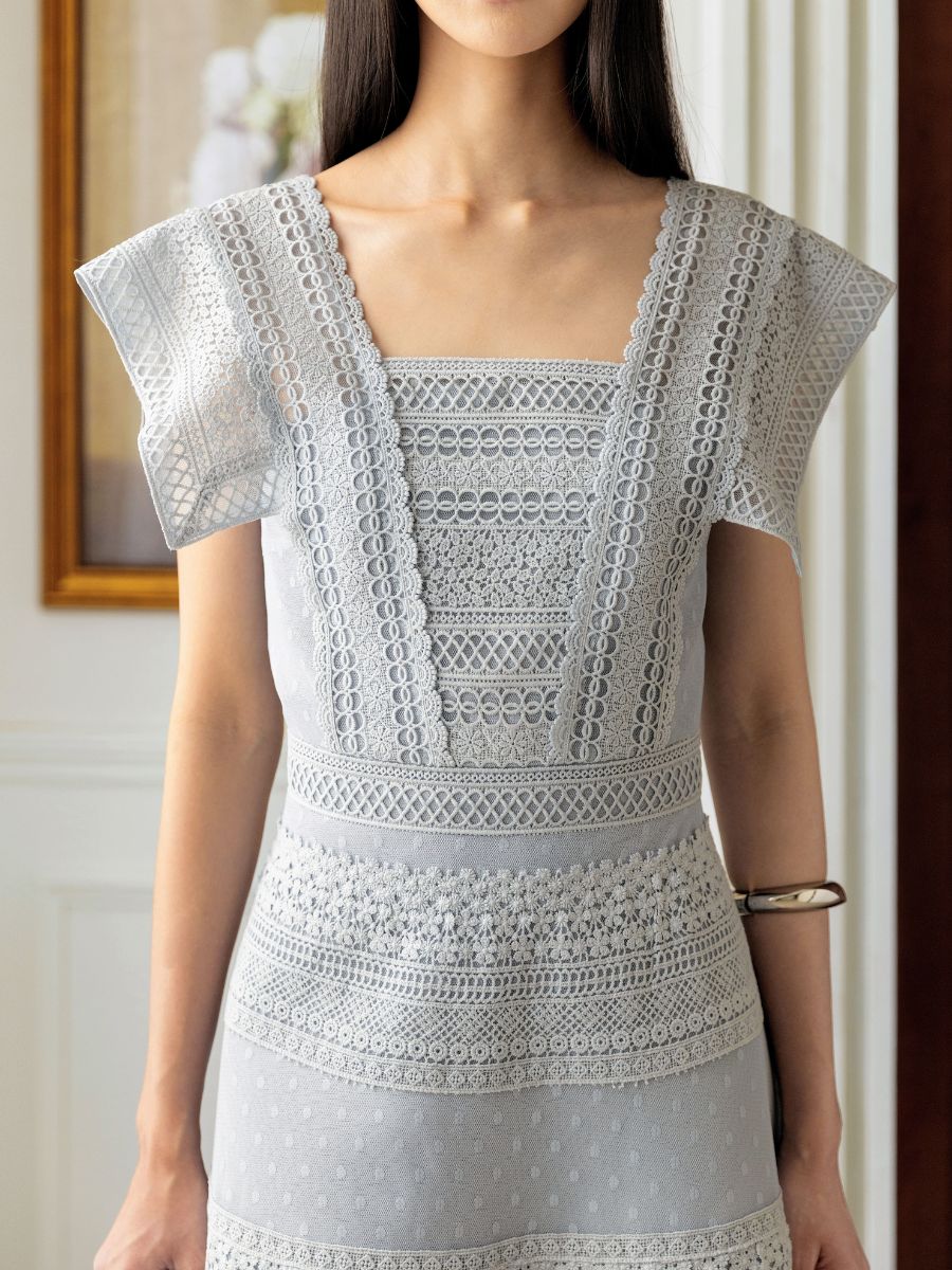 Ryn Dress in Blue