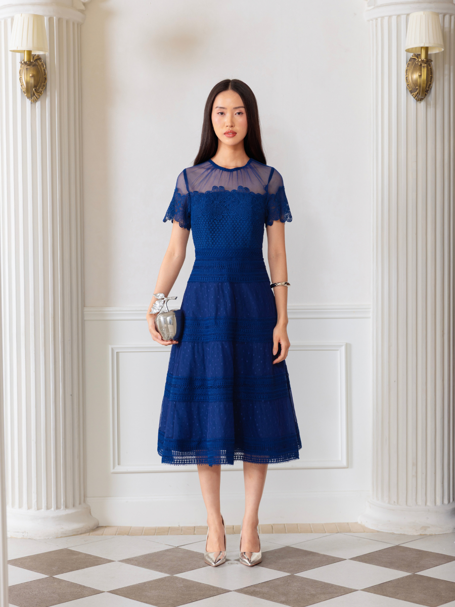 Dusk Dress in Navy