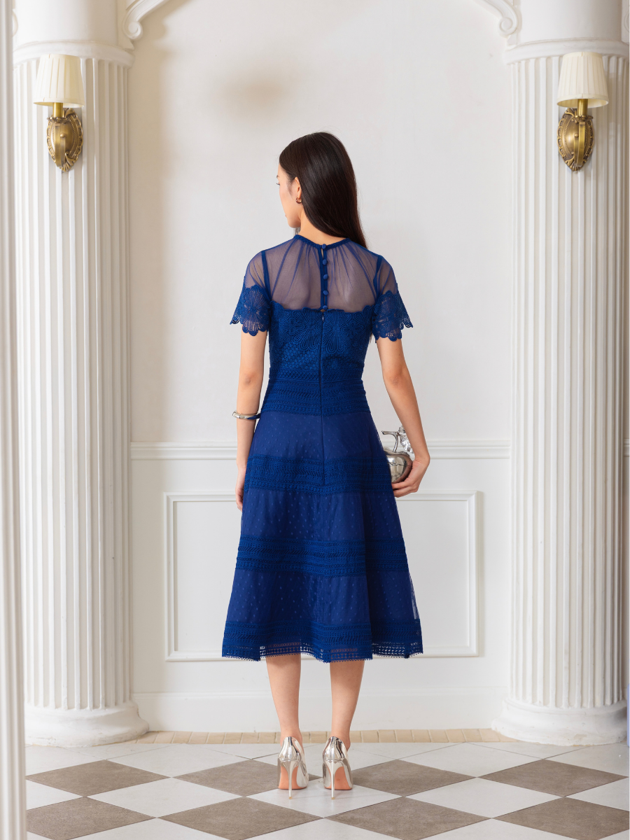 Dusk Dress in Navy