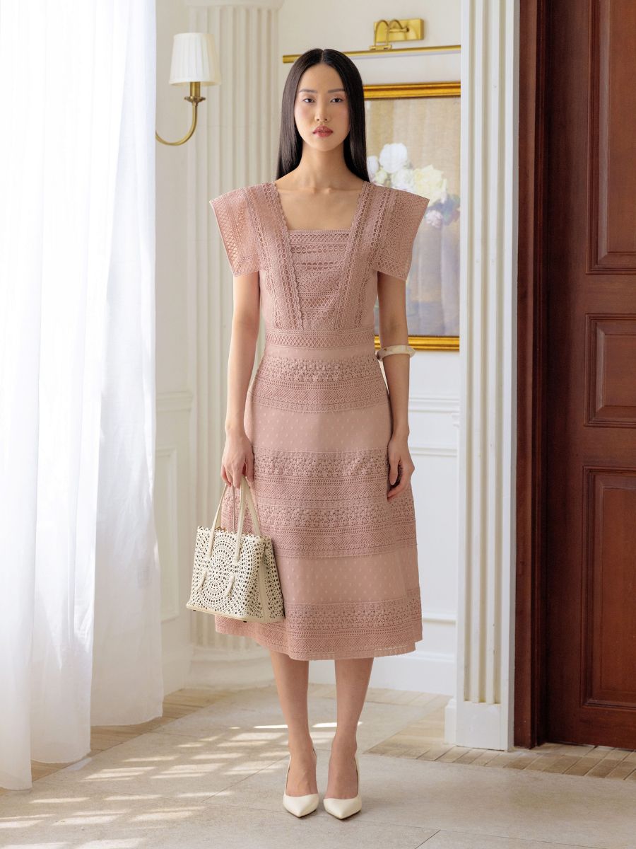 Ryn Dress in Pink
